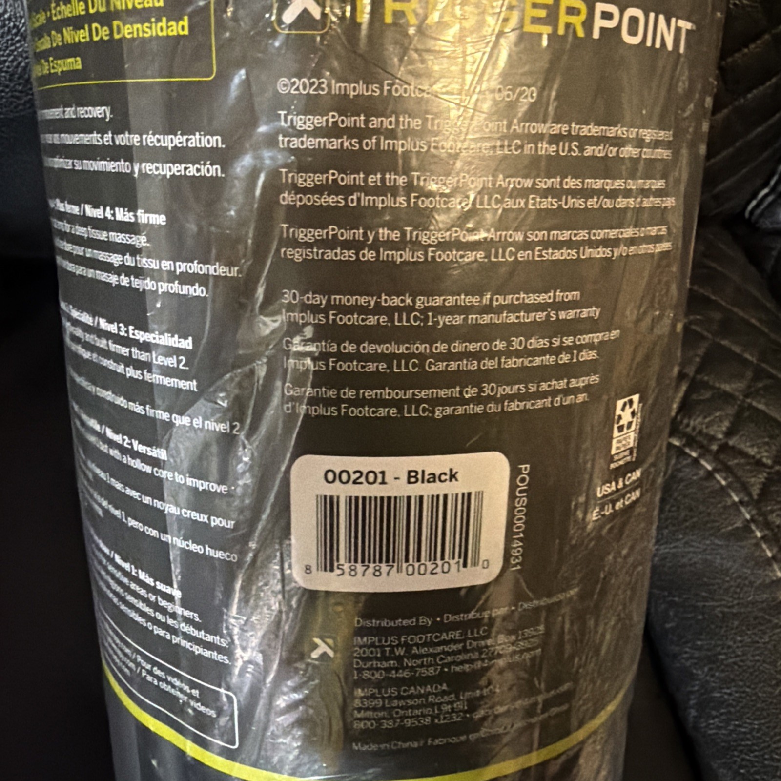 Trigger Point Performance TPT-GRDBW The Grid Black Foam Roller - Black