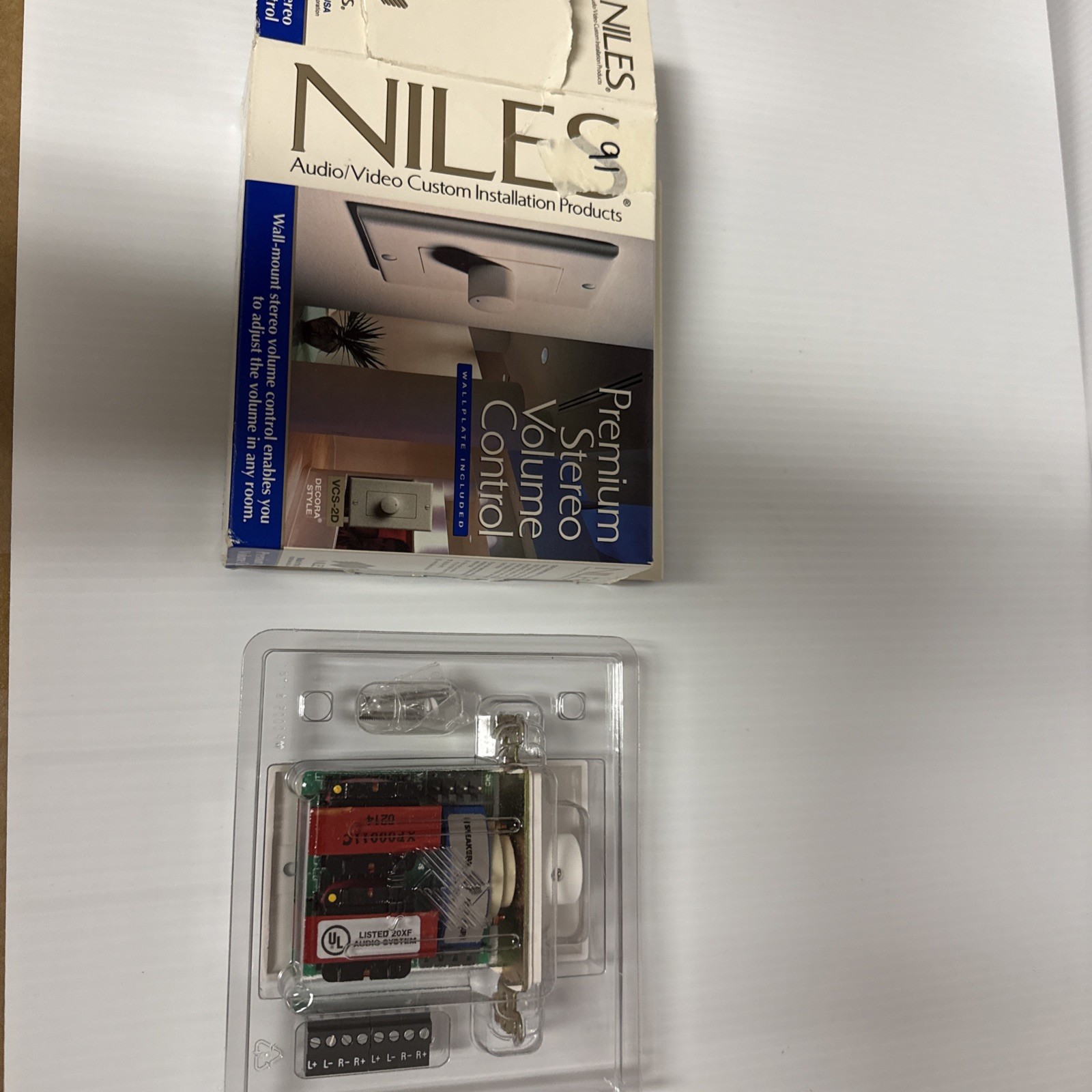 Niles VCS-2D Premium Stereo Volume Controls, White Open Box