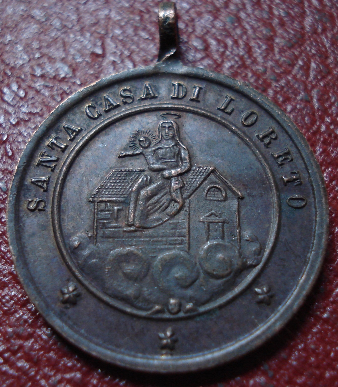 ITALIAN RELIGIOUS TOKEN (SANTA CASA DI LORETO / MADONNA DI LORETO)