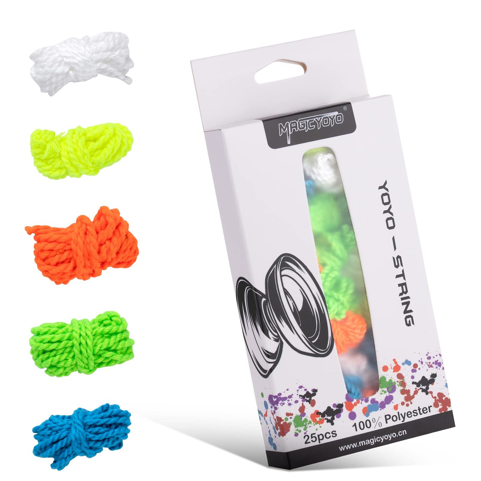 MAGICYOYO 100% Polyester Professional Yoyo Strings for Responsive and Non Res...