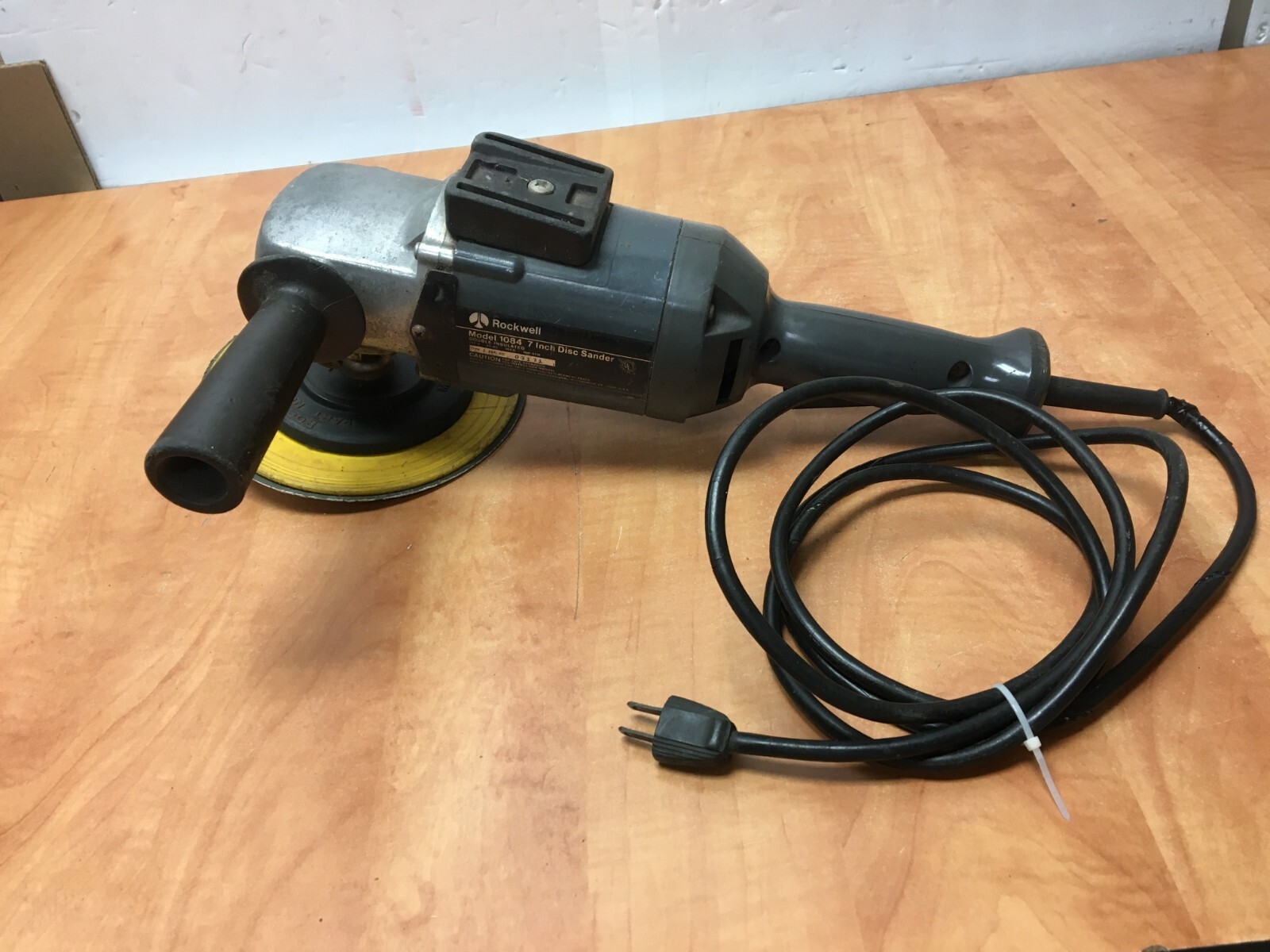 Rockwell 1084 Heavy Duty 7" Disc Sander Vintage 10 amp 4500rpm READ