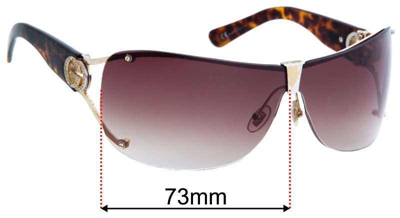 SFx Replacement Sunglass Lenses Fits Gucci Gg2807/s - 73mm Wide