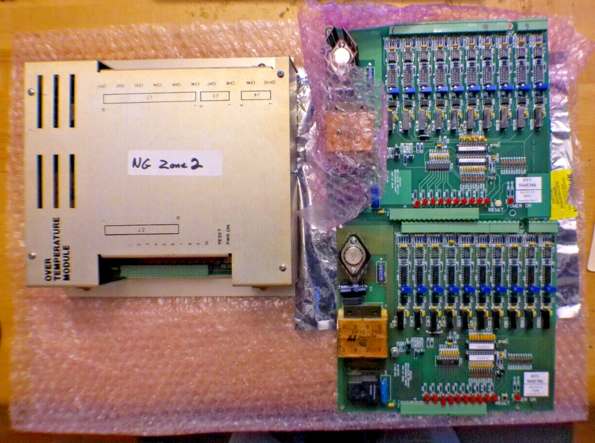 (4) BTU 504386 OVEN TEMPERATURE MODULES (REPAIRABLE)