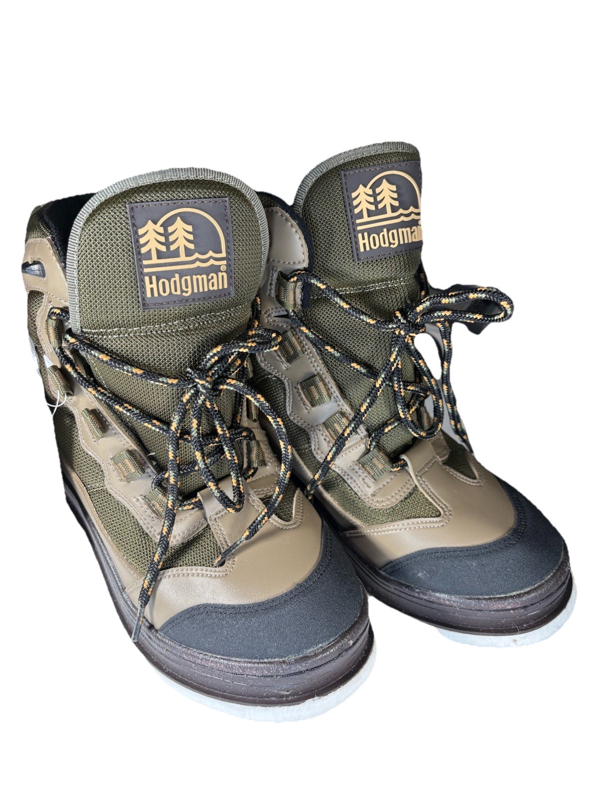Hodgman Felt Sole Wading Boots Men’s 10 Fly Fishing NEW w/ Neoprene Socks