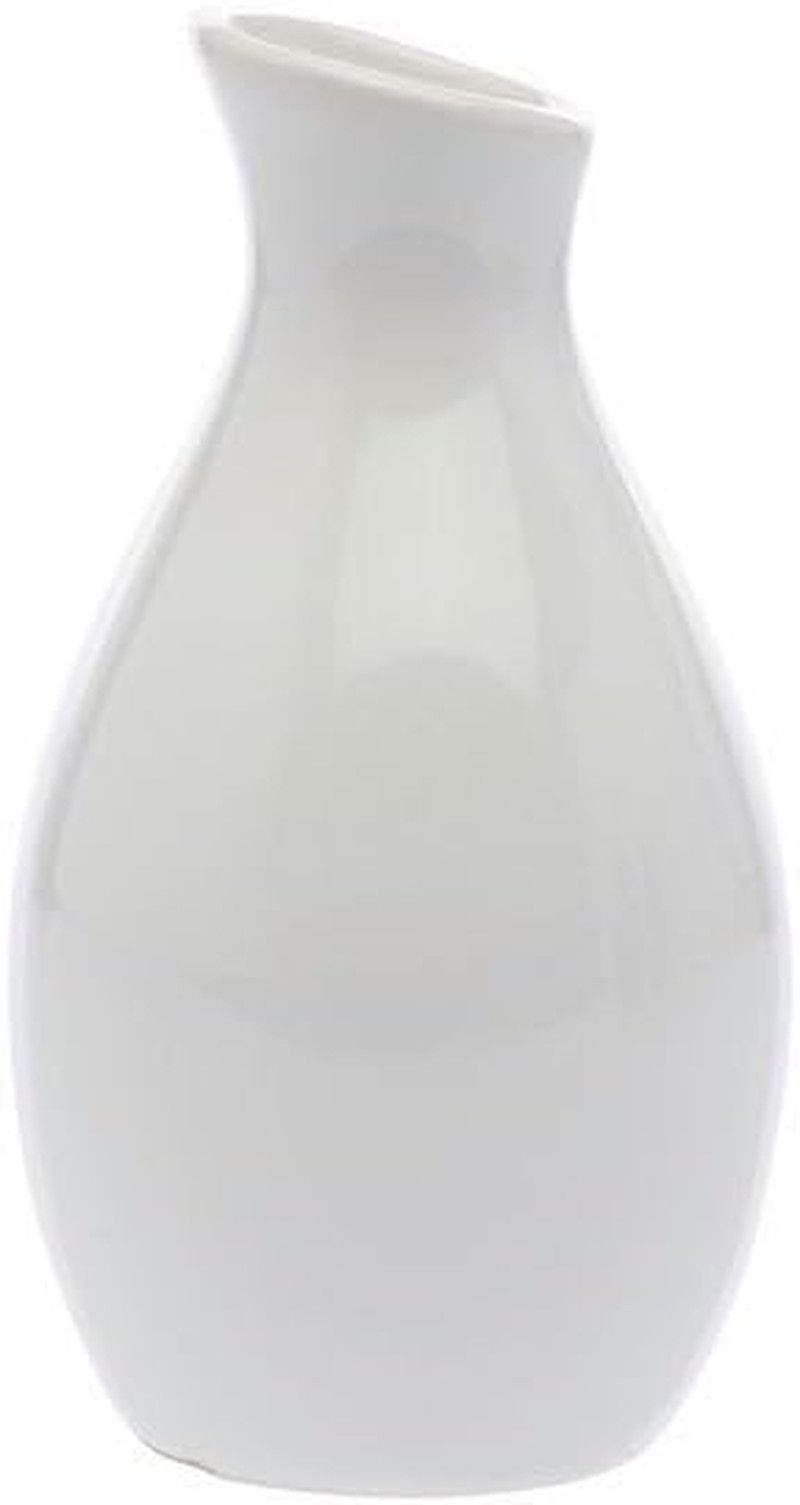 , Inc. BVJGG4 3-7/8 High Ceramic Jug Vase, 4', White, 1 Count (Pack of 1)