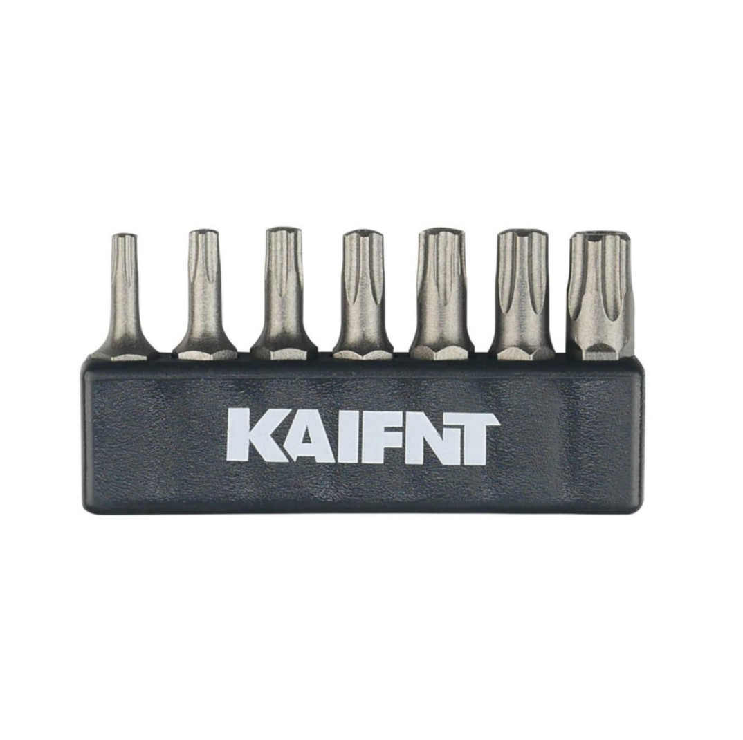 7 Piece 5-Point Torx Plus Tamper Proof Security Bit Set TS10-TS40 1/4" Hex Shank