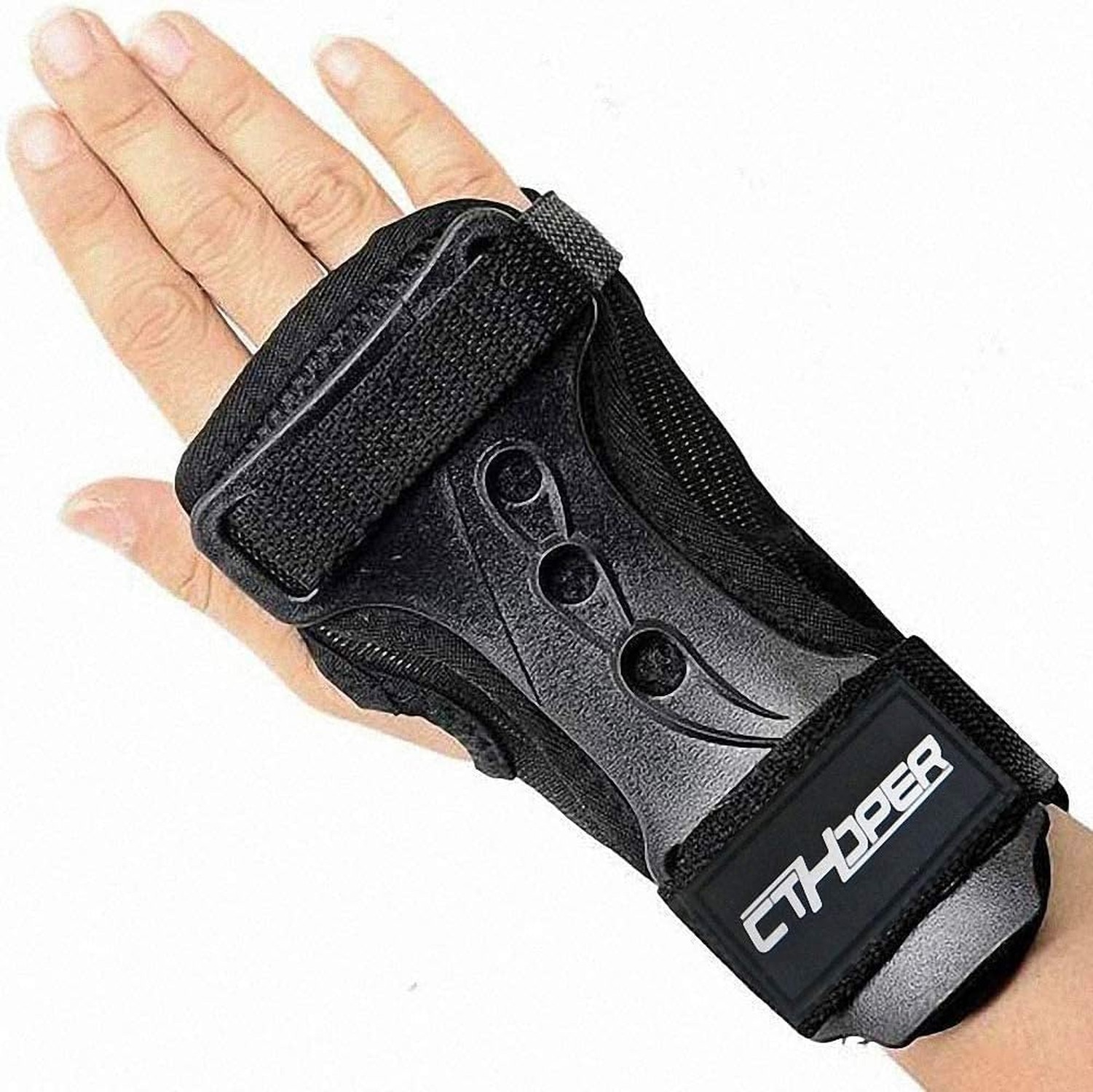 Skiing Gloves Roller Skating Wrist Palms Protective Gear Adjustable Gauntlets...