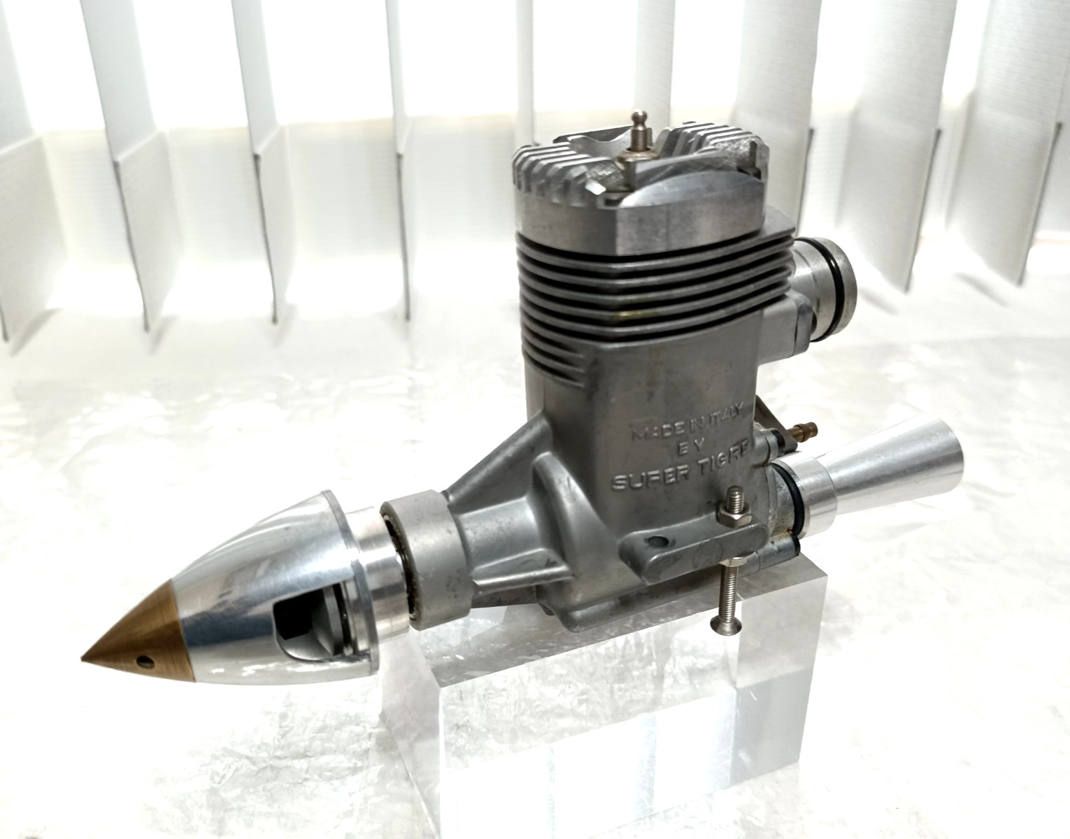Super Tigre G.29 SERIE X  Speed Nitro Glow Engine Silver Head Italy Unused