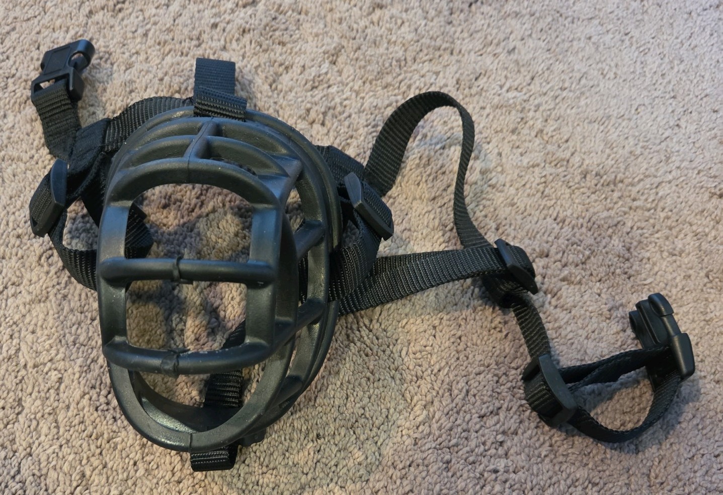 PettyCart Soft Basket Muzzle - Size Large Snout 10- 11" Prevent Biting, Chewing