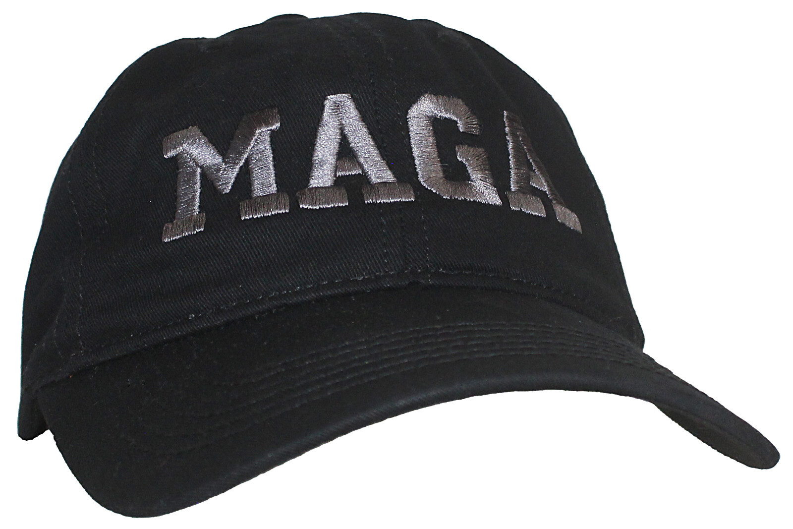 Tropic Hats Adult Embroidered MAGA Trump 6 Panel Ballcap W/Strapback Closure