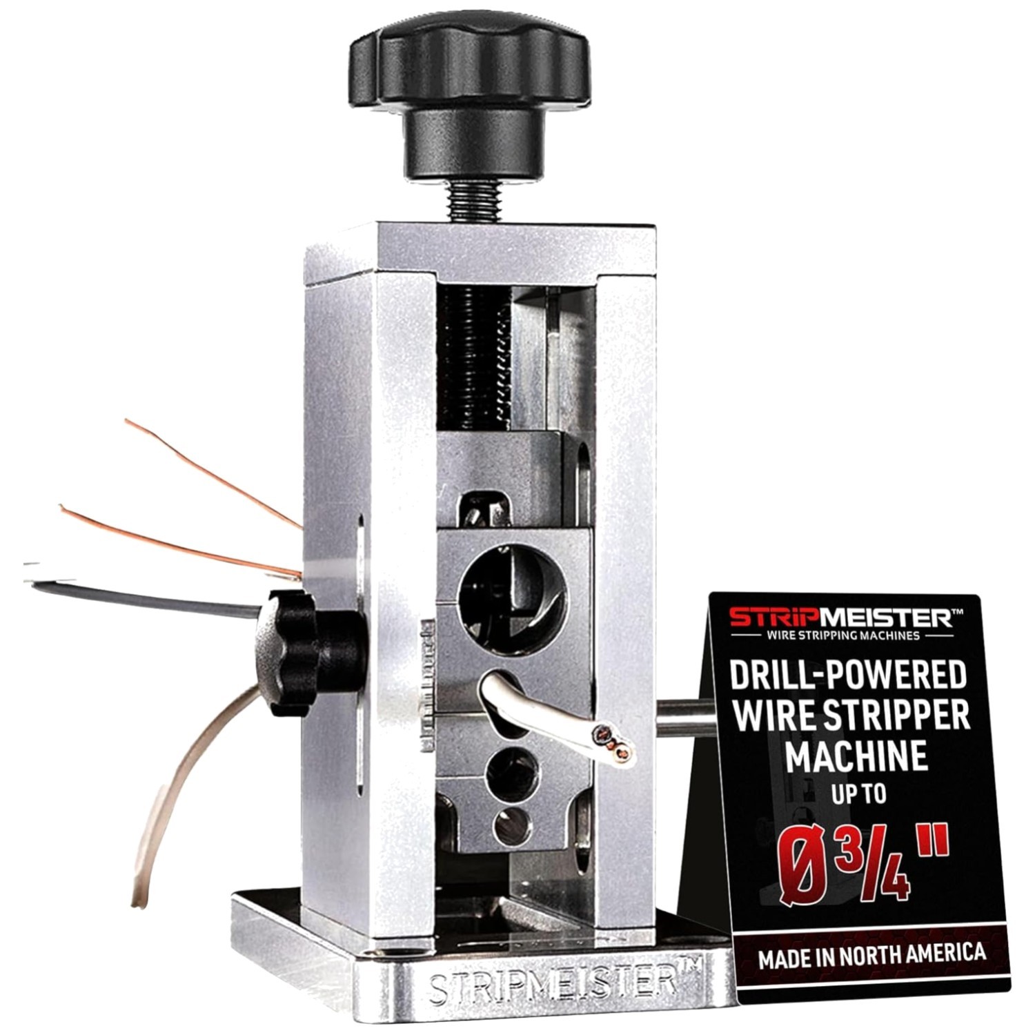 Safety-First Wire Stripper - Ø3/4" Capacity