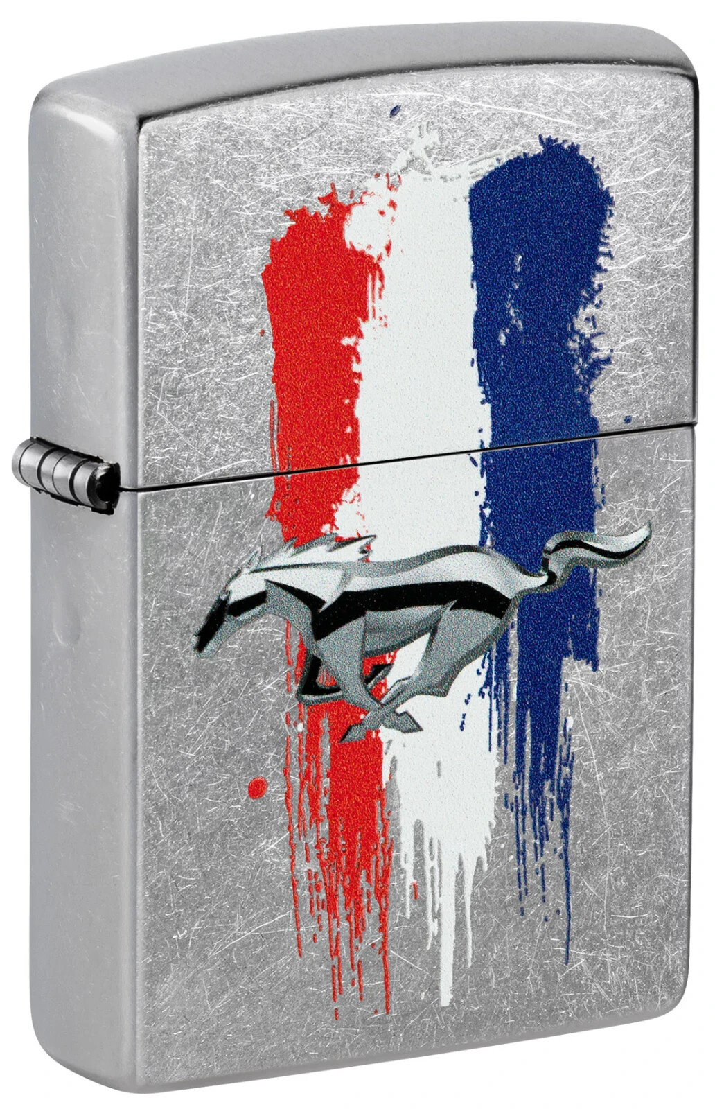 Zippo Ford Mustang logo Street Chrome Color Image 46221