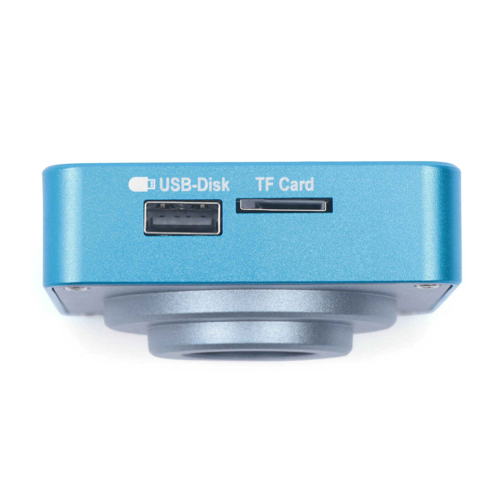 New HD 1080p HDMI Industrial Digital Video Microscope Camera C Mount USB Blue