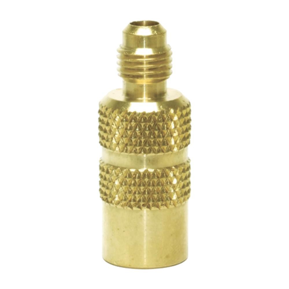 Uniweld R410 Mini-Split High Pressure Adaptor 5/16 in Female with depressor to 1