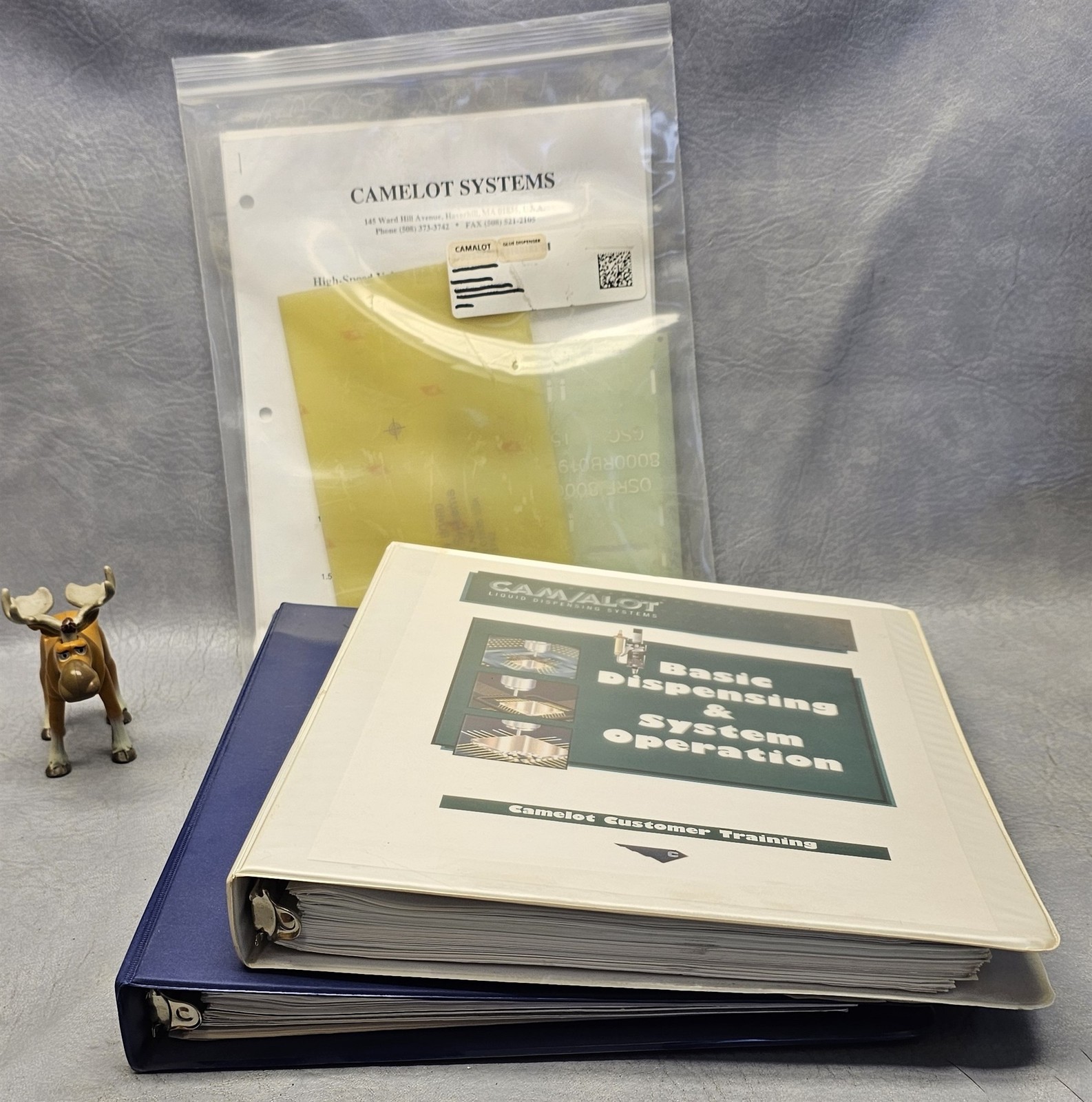 Camalot 1818 Dispensing System Manuals and Calibration Cards Camelot