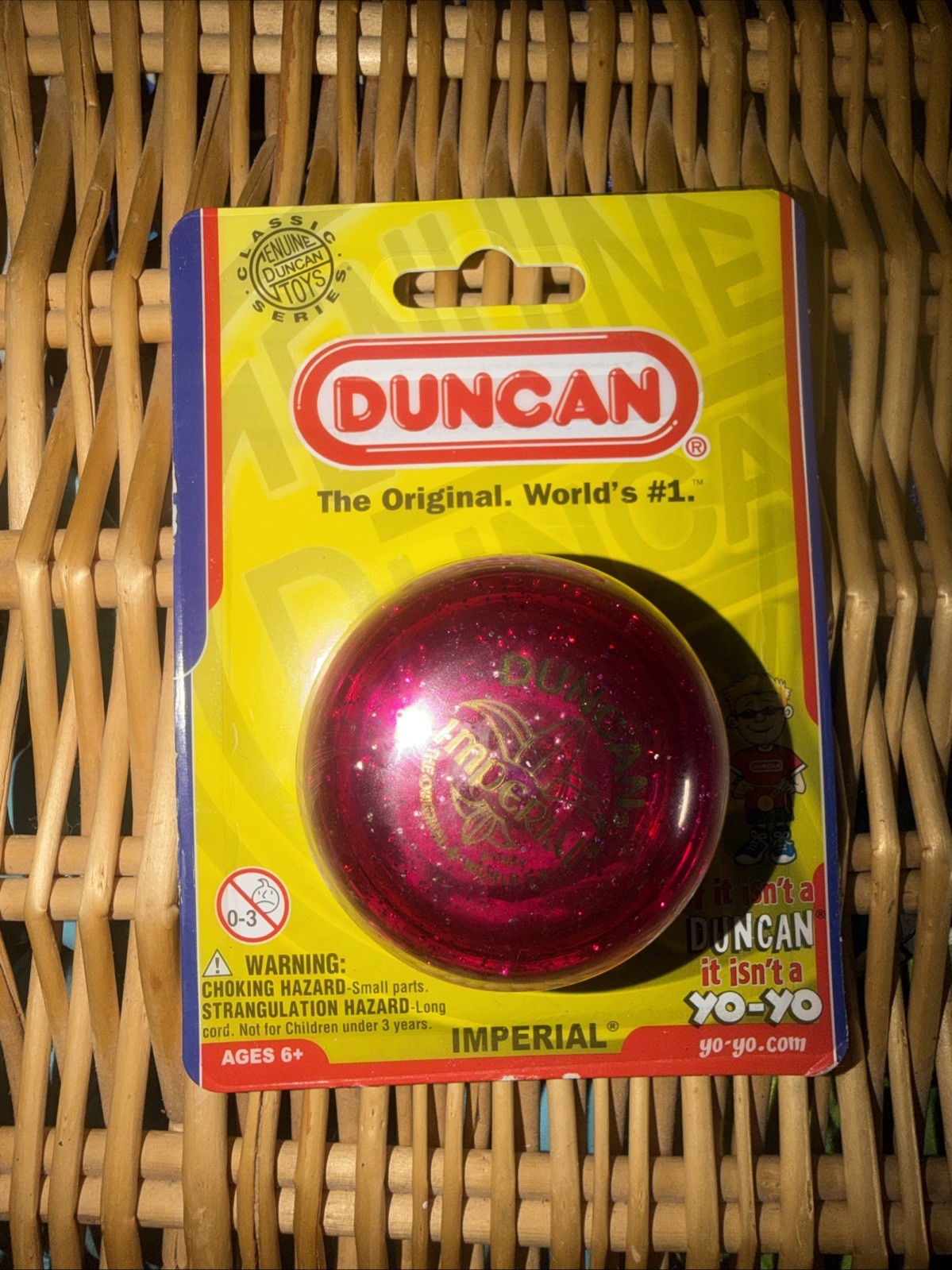 Duncan Imperial Yoyo Magenta Fleck 3124IM-FG Brand New In Package Sparkle