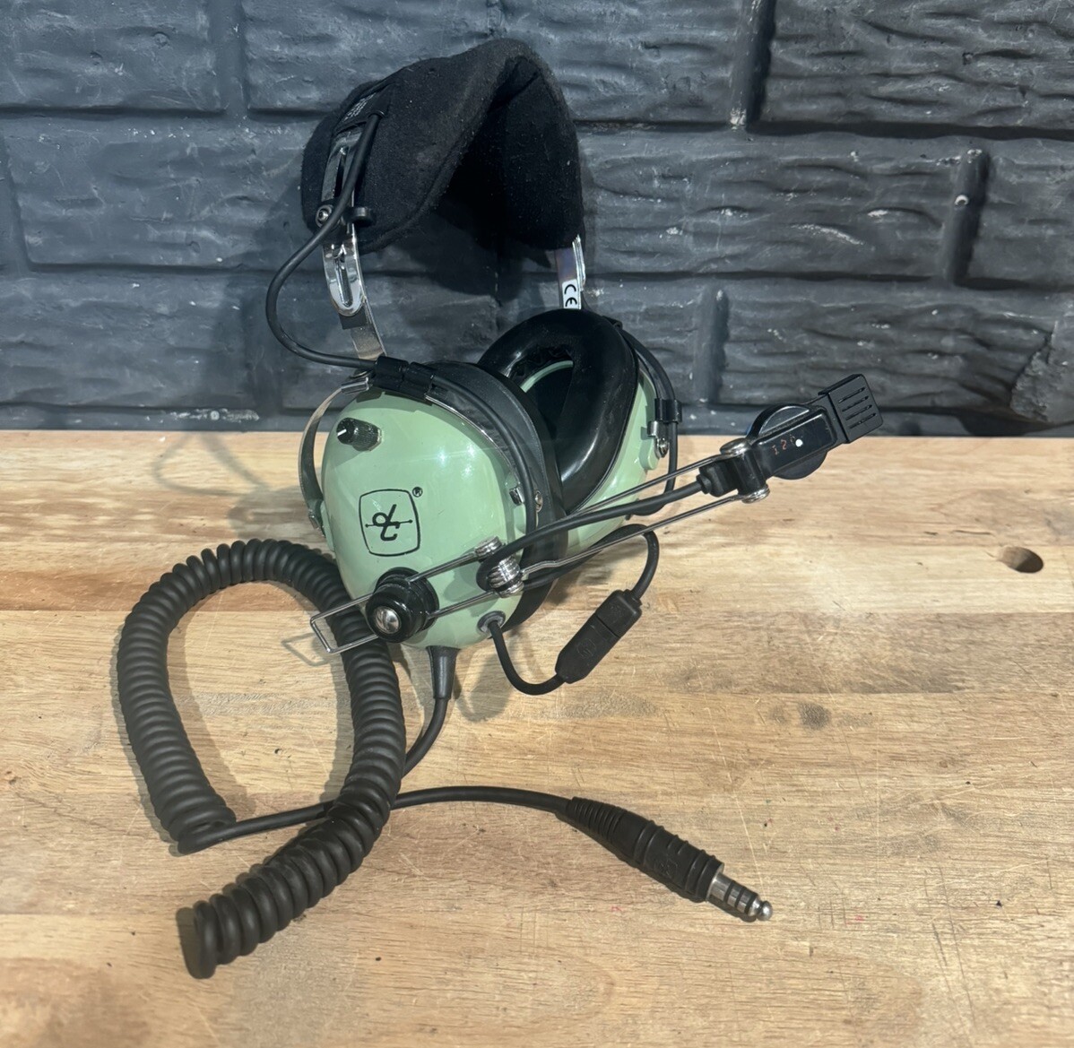David Clark H10-76 Military Aviation Headset Green Soft Top Oregon Aero