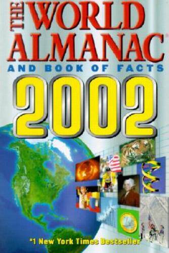 The World Almanac and Book of Facts 2002 - Paperback By Ken Park - GOOD