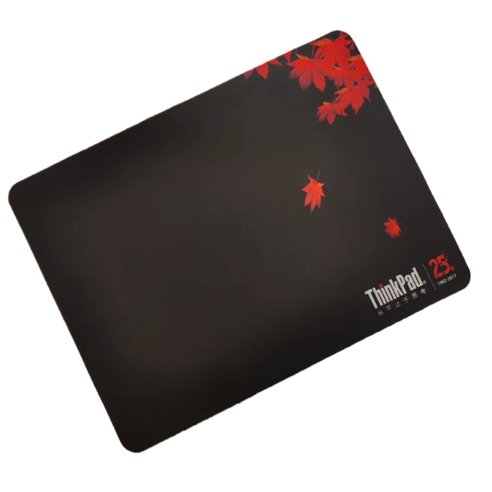 Original Lenovo ThinkPad 25th Anniversary Customized Mouse Pad Red Maple Leaf