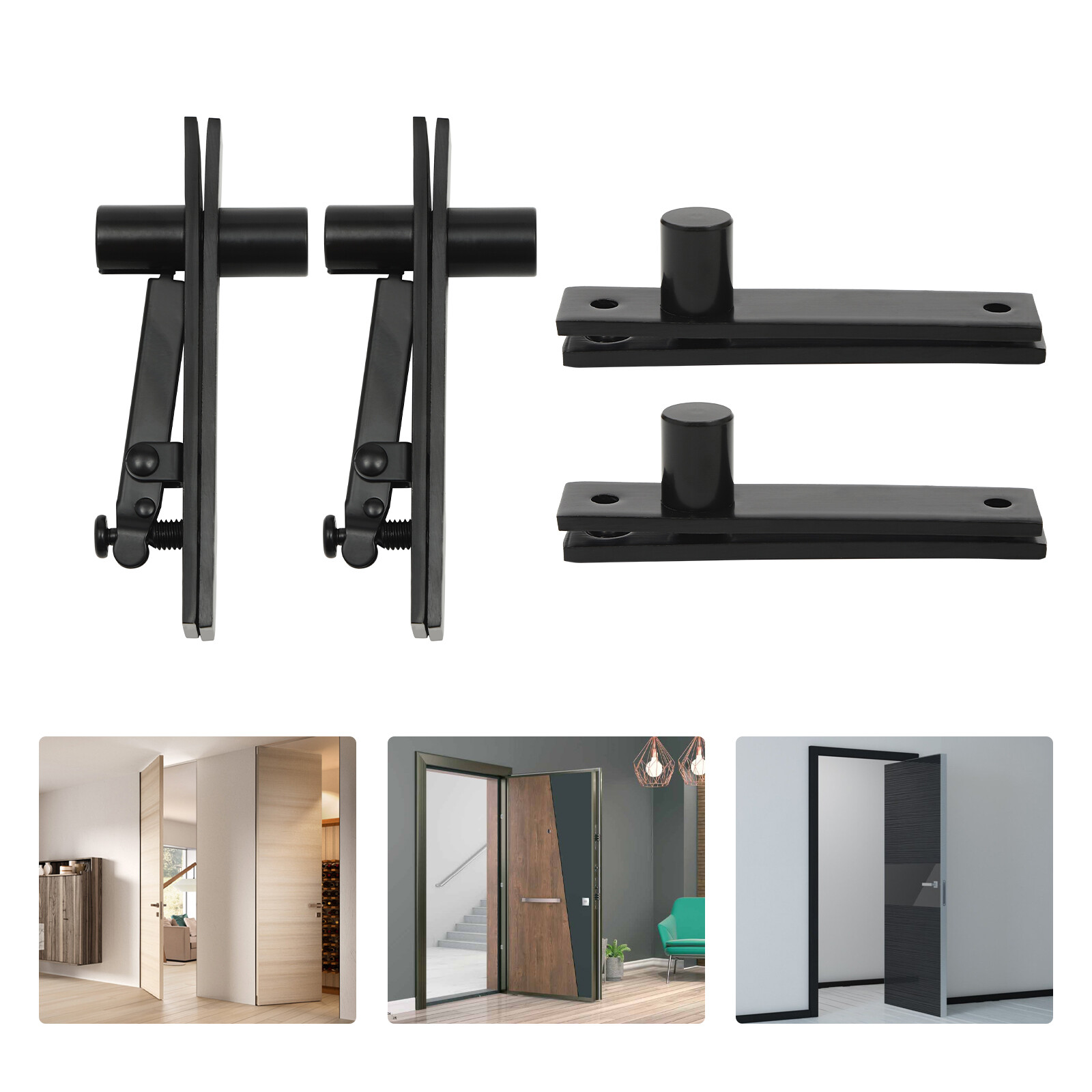 Heavy Duty Hidden Door Pivot Hinges Secret Door Hinges Invisidoor Hinge Kit