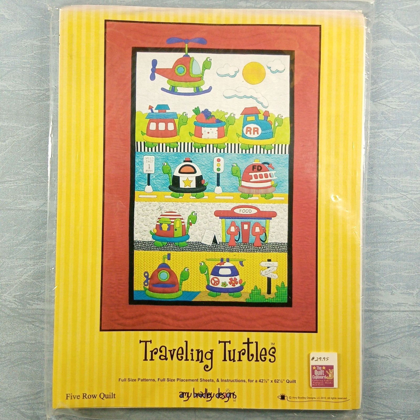 Amy Bradley Designs ABD246 'Traveling Turtles' Quilt Pattern Set