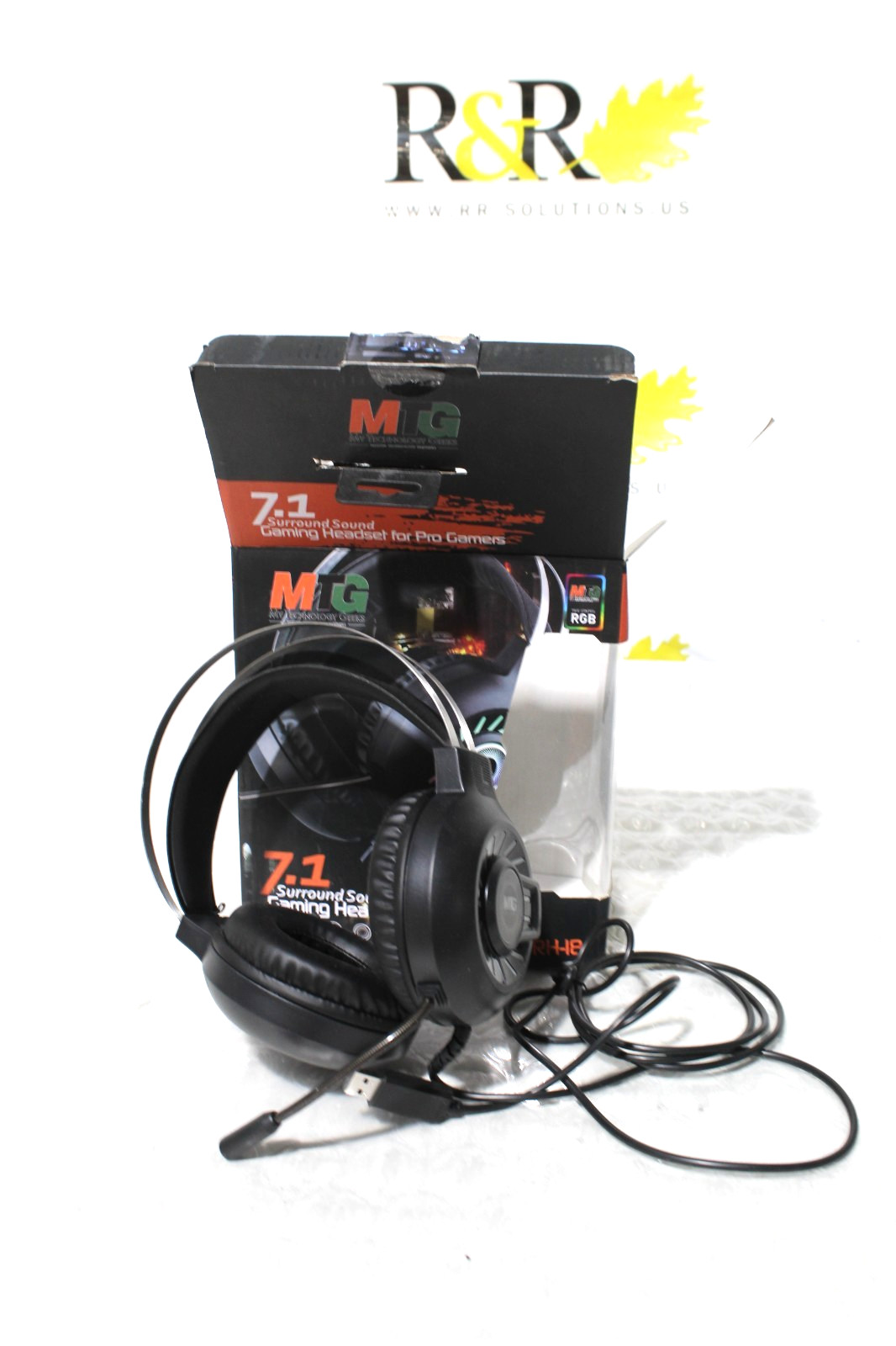 MTG 7.1 Surround Sound Gaming Headset damaged packaging