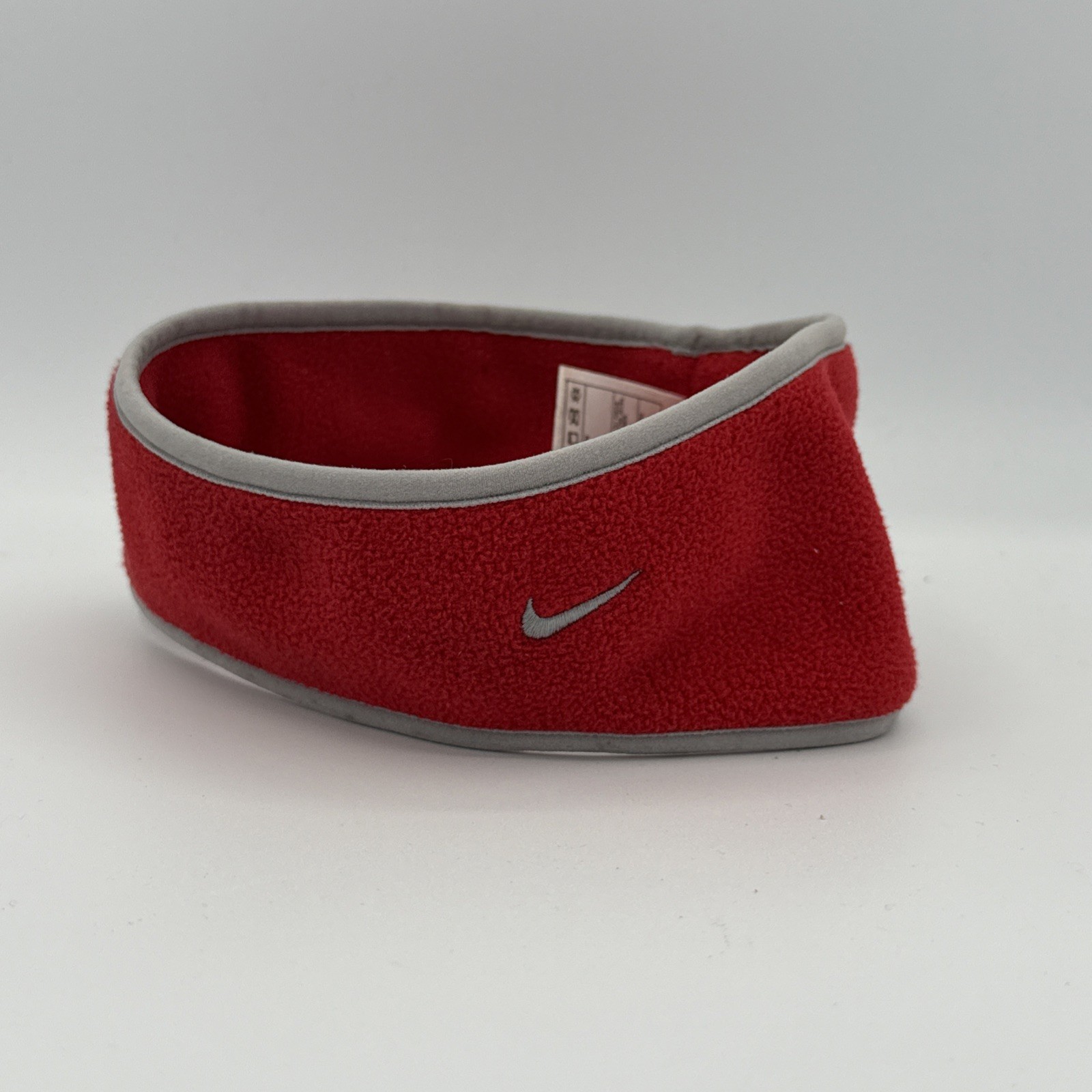 Nike Red Fleece Headband RN56323 CA05553 Made in Taiwan 04-05-07-EHP