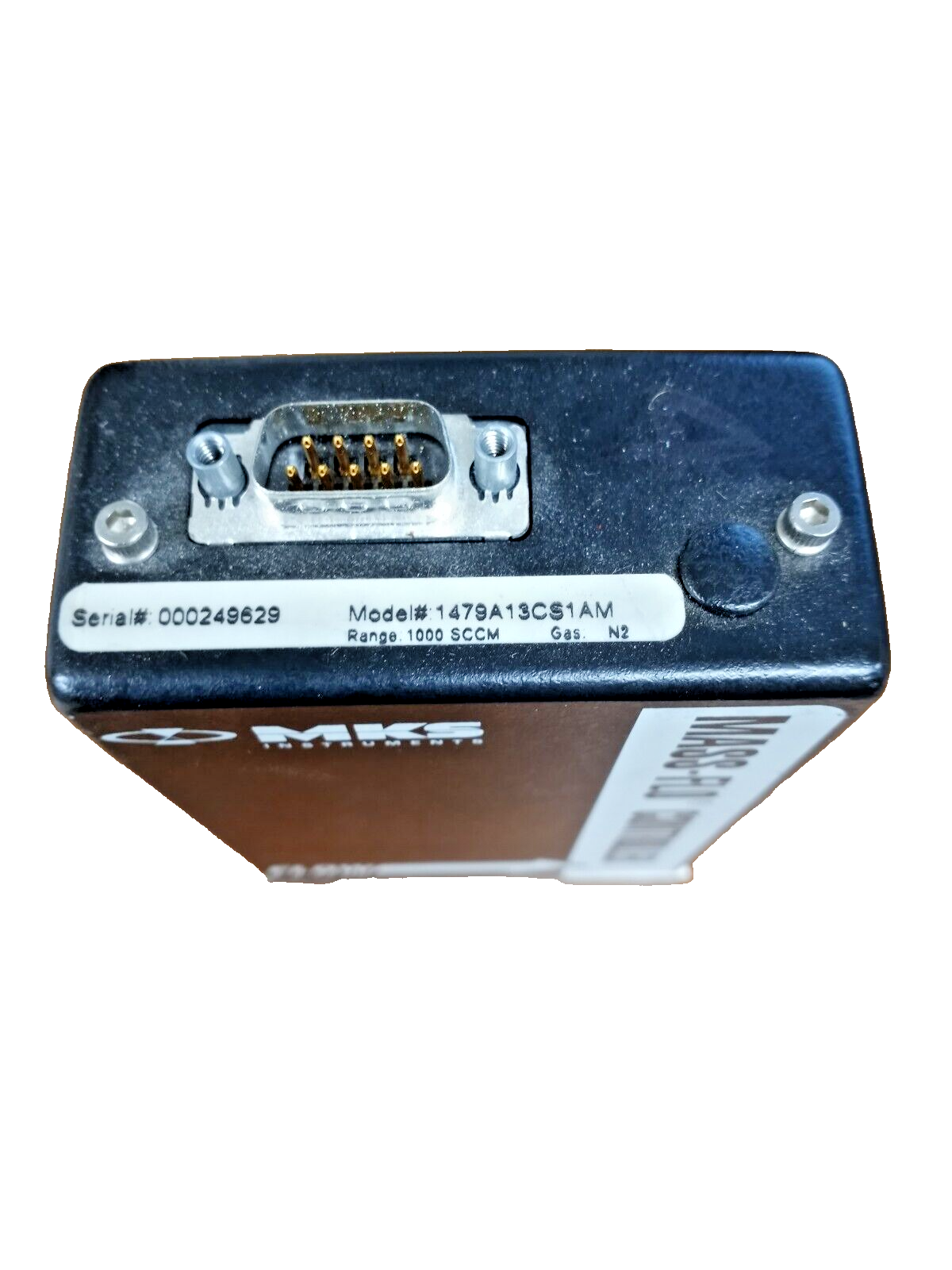 MKS Mass-Flo Controller, Model 1479A13CS1AM, 1000 SCCM, Gas: N2