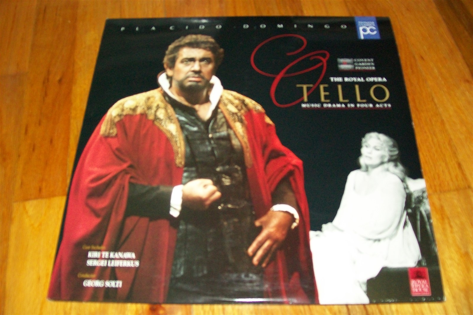 OTELLO 2-Laserdisc LD SET PLACIDO DOMINGO EXCELLENT CONDITION RARE GREAT OPERA