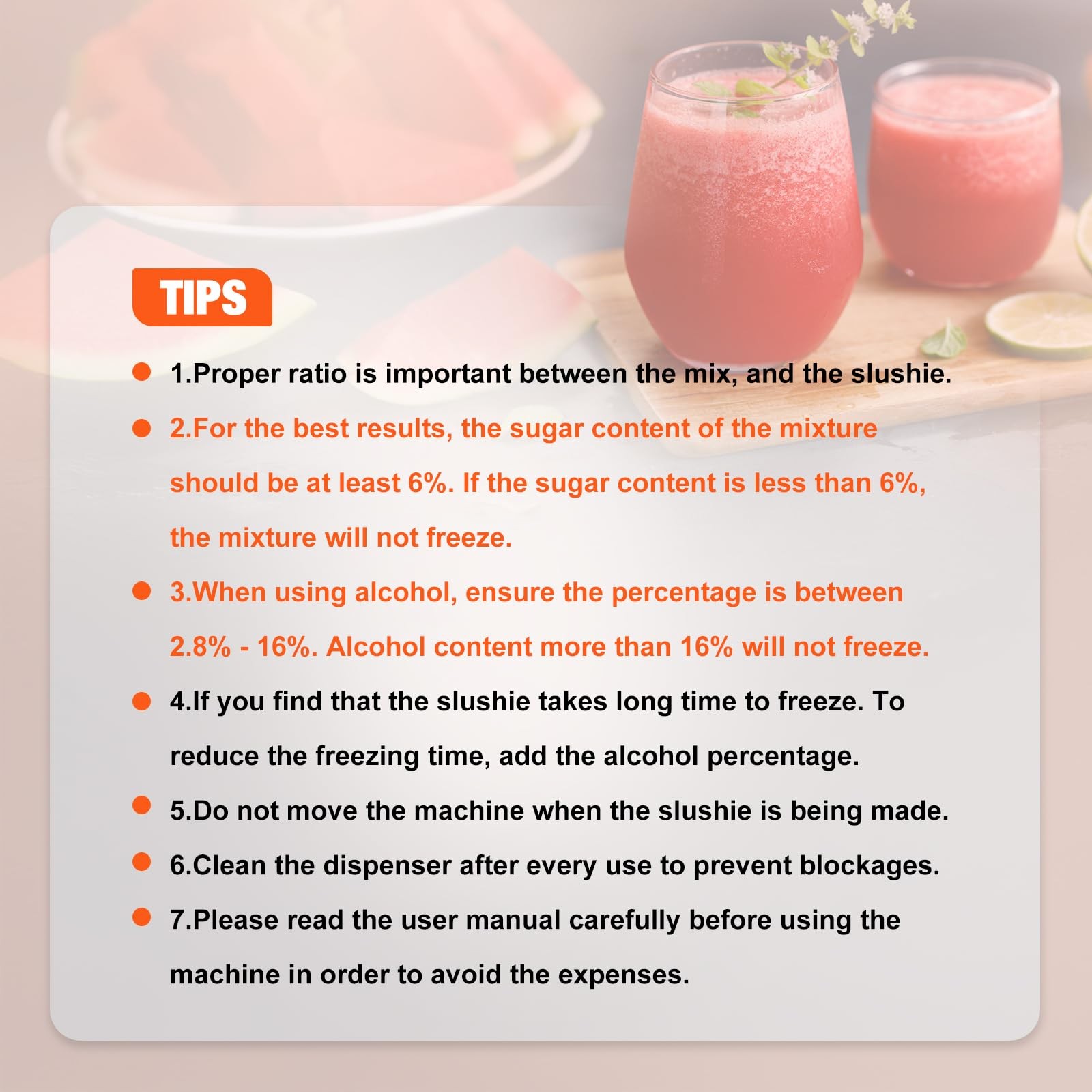 Slushie Machine No Ice Needed, Auto-Clean, Slushy Machine for Home, 220W Quick F
