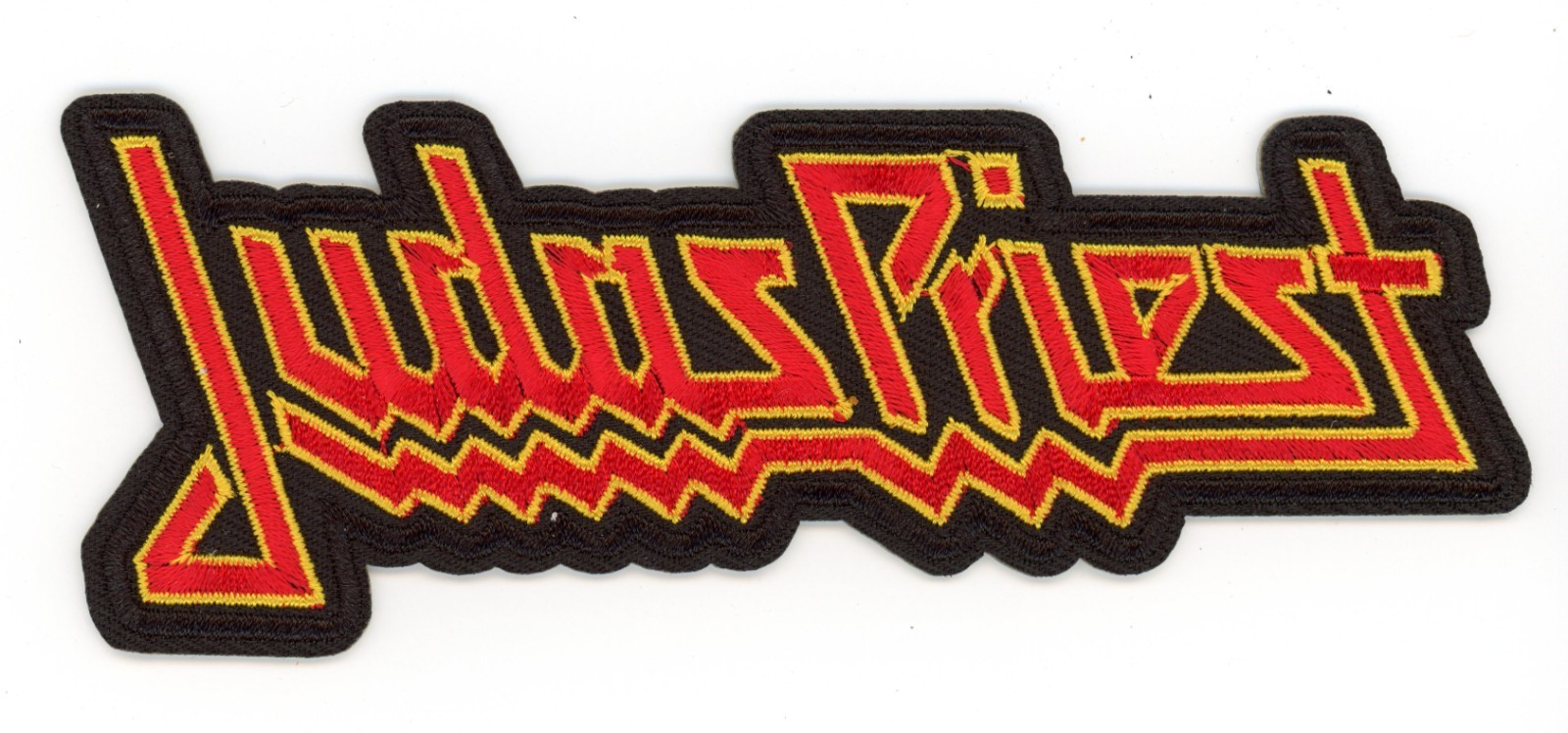 Judas Priest Embroidered Iron-On Patch – Heavy Metal Band Logo Applique