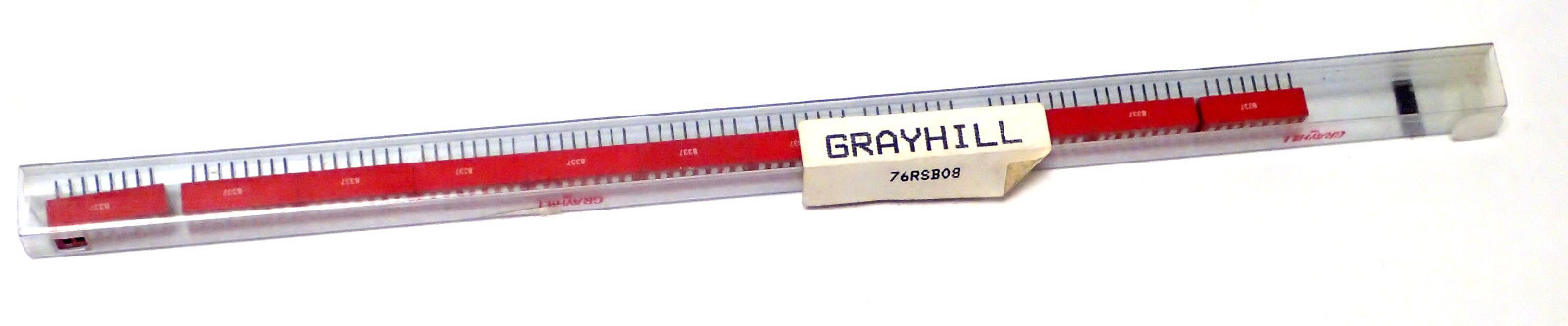 GRAYHILL 76RSB08 THRU-HOLE DIP SWITCHES RECESSED ROCKER 8 POSITIONS, 11pcs NOS!