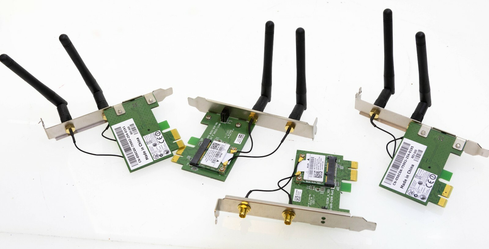 [Lot of 4] Lot of Dell 056CGK 56CGK WLAN 1502 Half Wireless Network Mini-Card