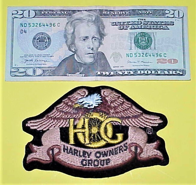 AN OFFICIAL HOG HARLEY-DAVIDSON OWNERS GROUP Motorcycle Club Stitched Patch, NEW