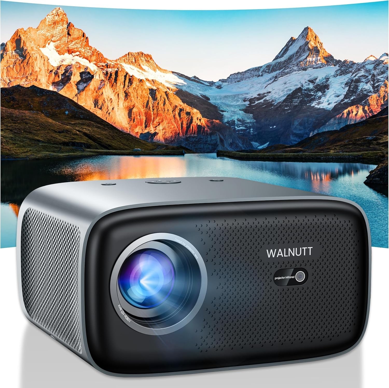 Smart Projector with WiFi and Bluetooth Built-in Streaming Apps Bundle