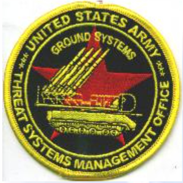 4" ARMY THREAT SYSTEMS GROUND EMBROIDERED PATCH