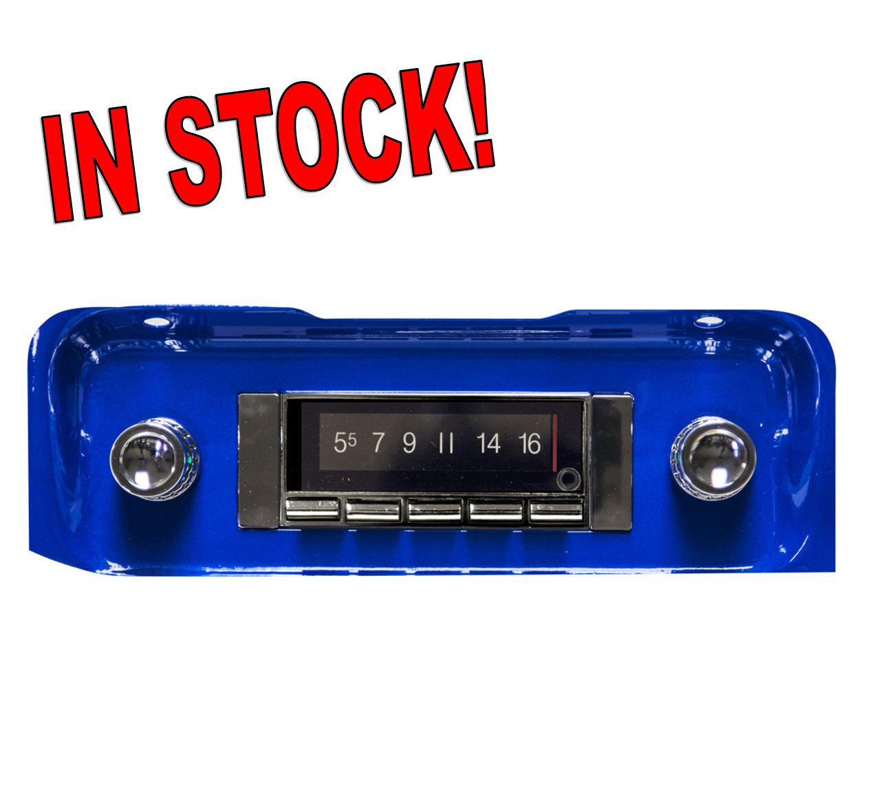 1964-1966 Chevy C10 Truck Reproduction Radio w/ Bluetooth USB Aux AM/FM USA740