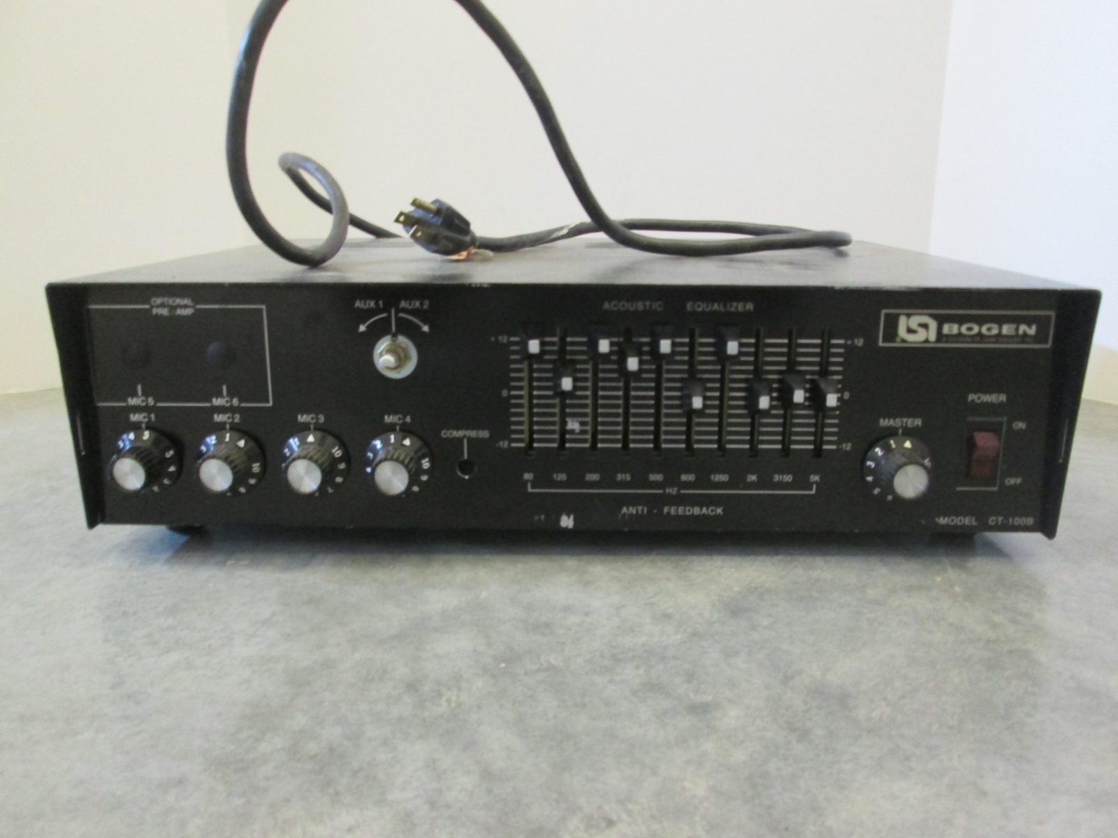 Bogen, Acoustic Equalizer, CTS-100B, Used