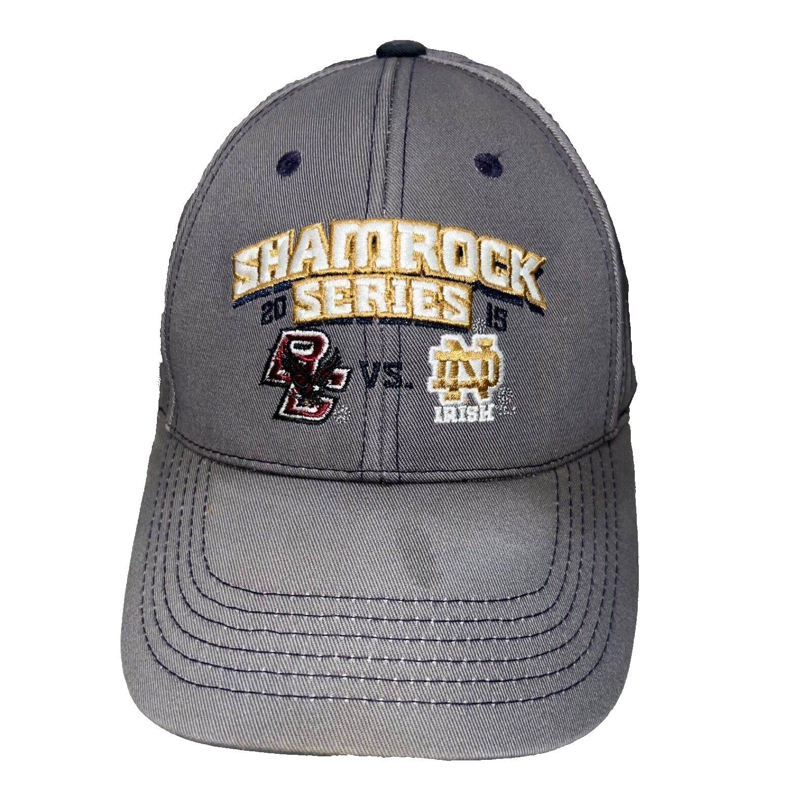 Shamrock Series BC vs ND 2015 Gray Hat Cap