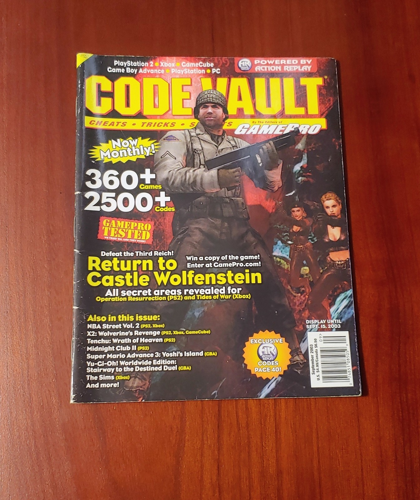 Code Vault Magazine September 2003 Return to Castle Wolfenstein
