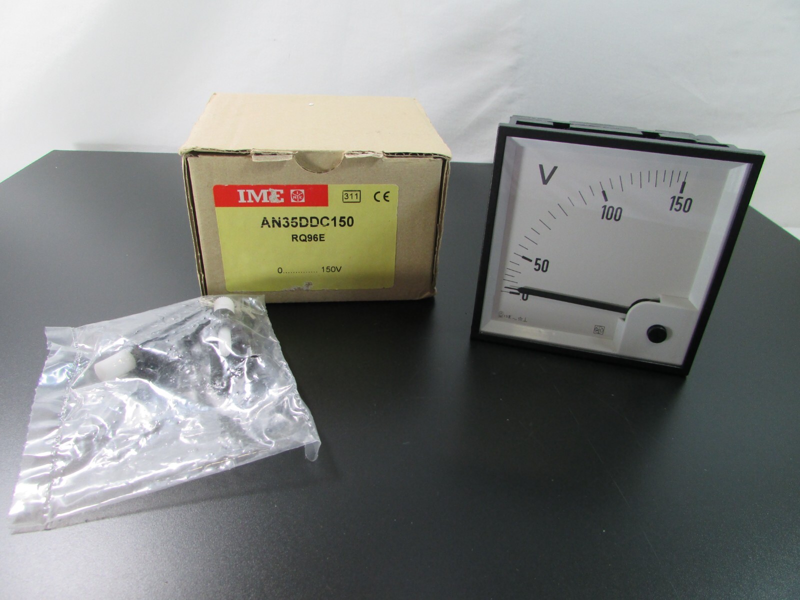 IME AN35DDC150  RQ96E 0-150V Single Phase Analogue Ammeter Made In Italy