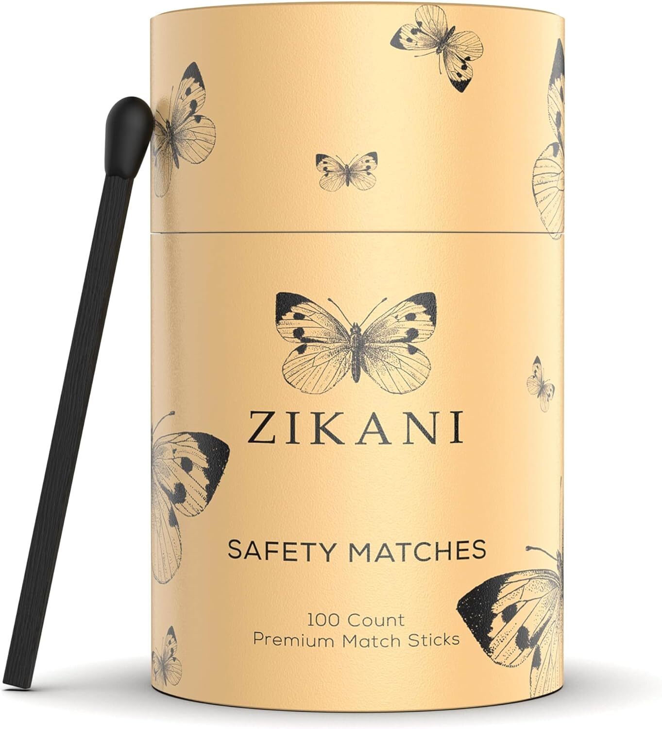 ZIKANI Multicolor 4 Inch Bulk Matches Refill for Cloche Jar Box 100 pcs