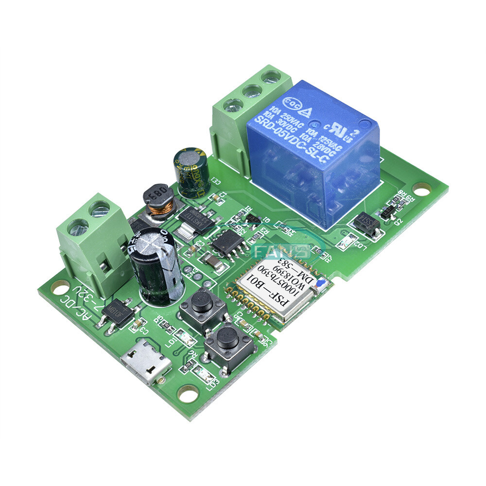 2/5/10PCS WiFi Wireless Smart Switch Home Relay Module 5-12V Self-locking