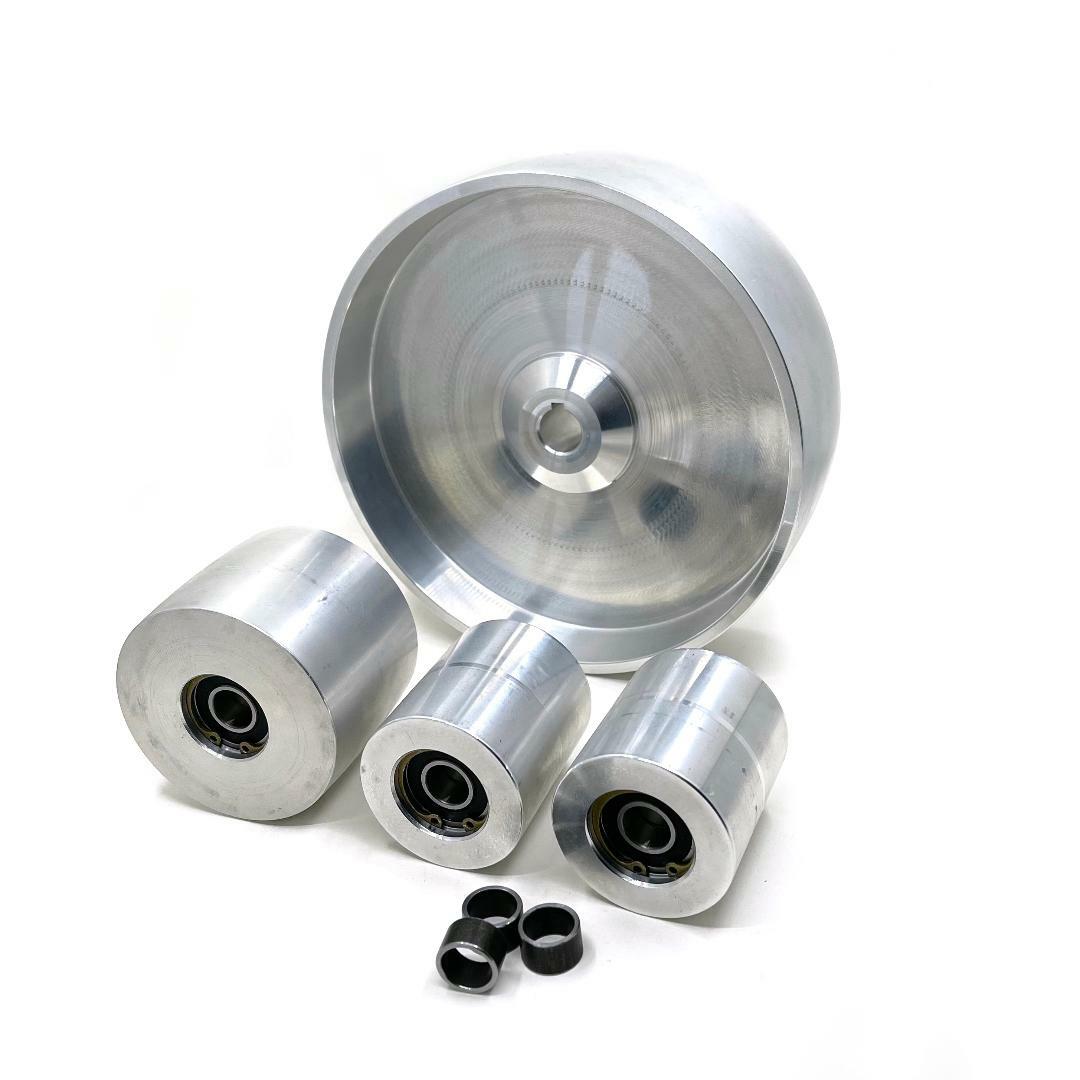 Belt Grinder wheel set for 2x72" knife making grinder