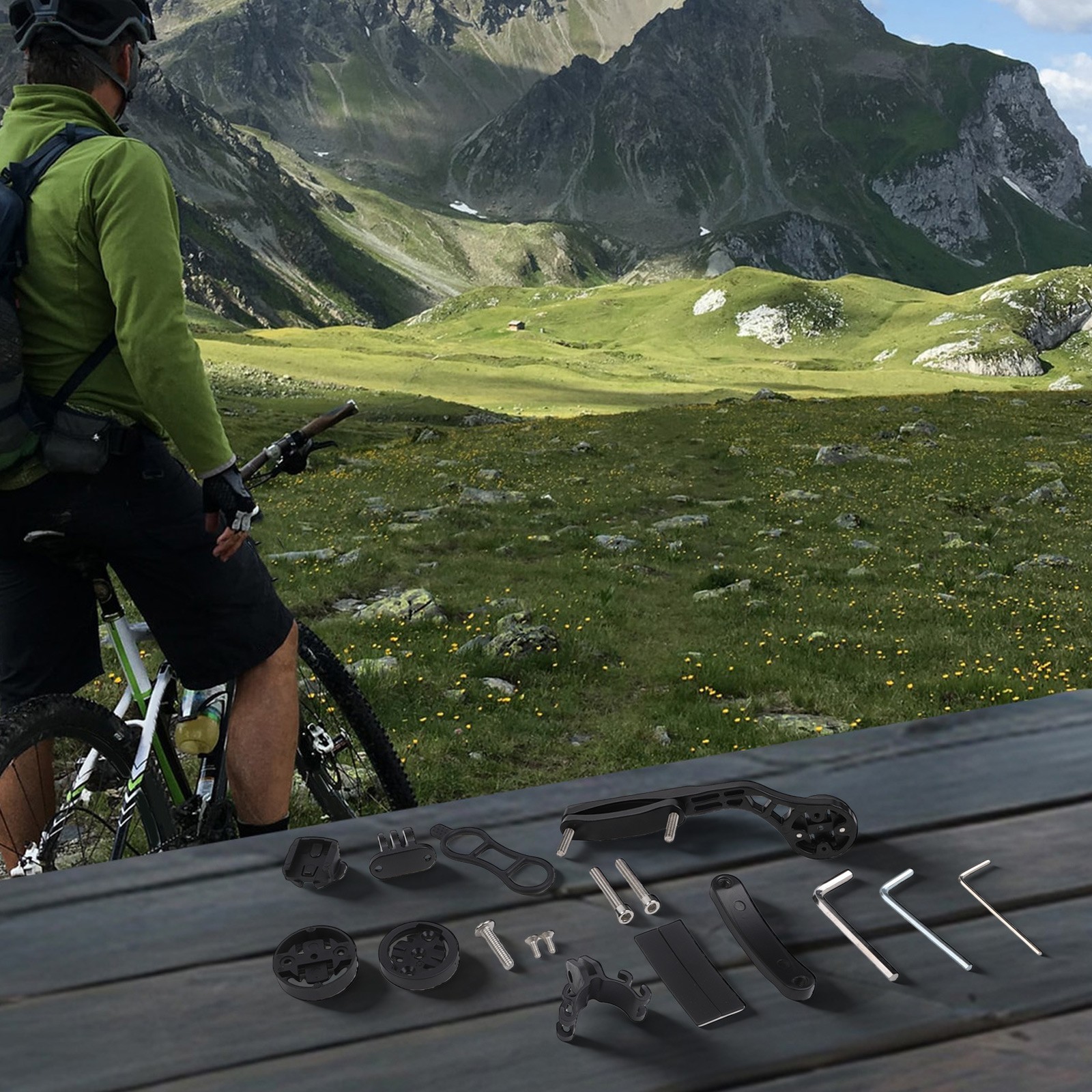 Lightweight Camera Base for Bicycle Stopwatch with Multiple Attachment Options
