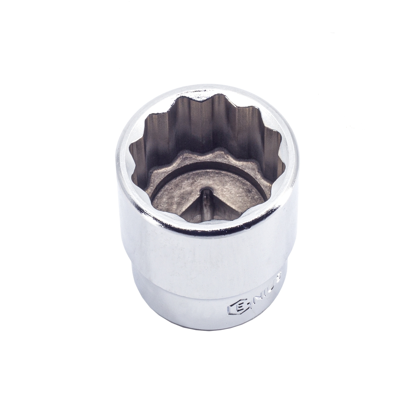 Genius Tools 1/2" Dr. 20mm Hand Socket (12-Point) - 433820