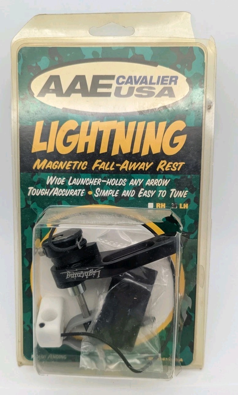 AAE Cavalier LIGHTING Magnetic Arrow Rest LEFT Handed LH Archery Bow Hunting