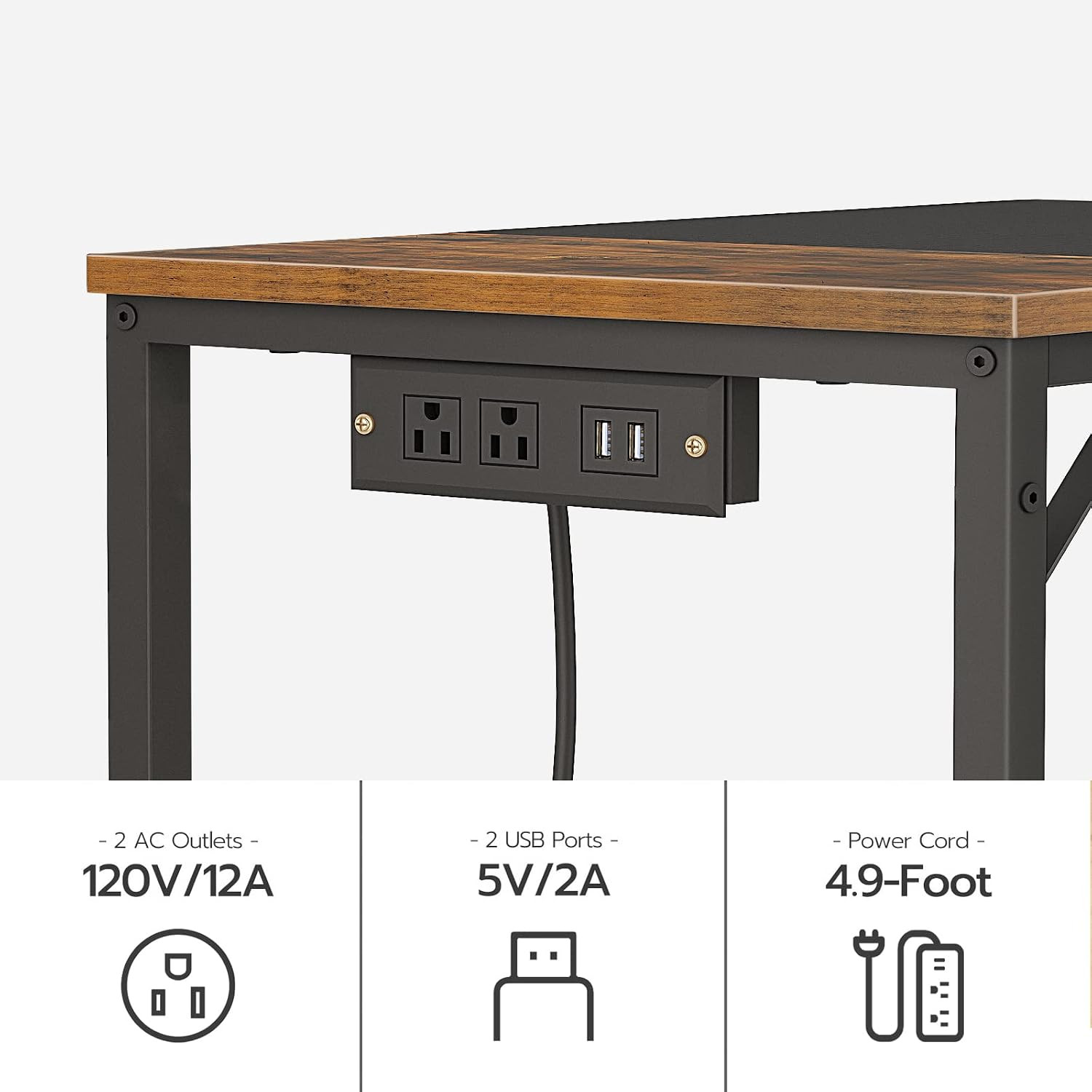 Computer Desk and Narrow Bookshelf Bundle, Modern Study Writing Desk, Corner Boo