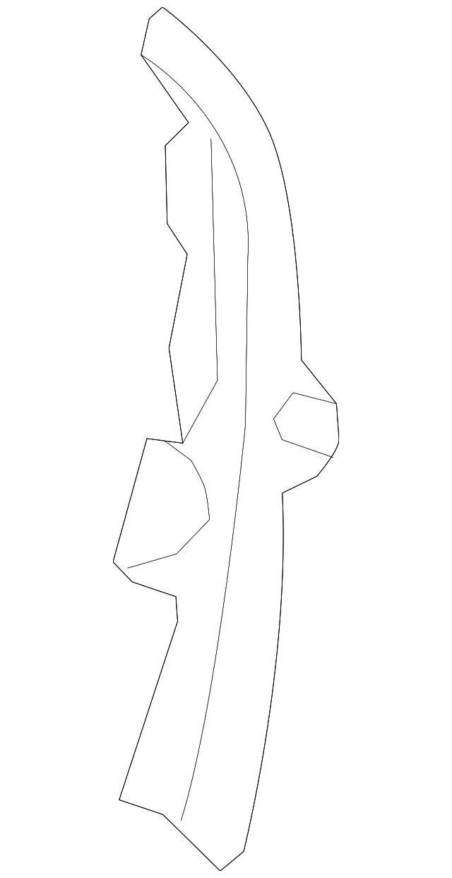 Genuine GM Driver Side Body Side Outer Panel Extension 25950983