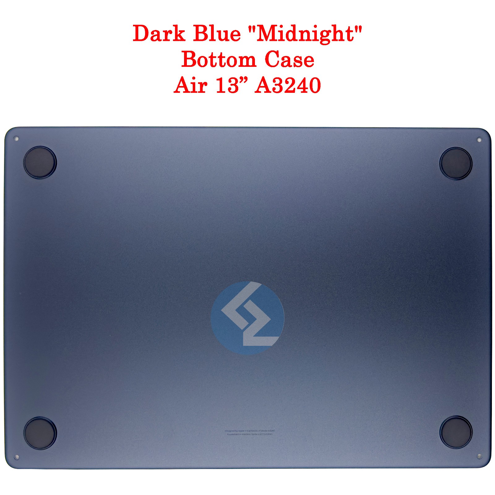 New Dark Blue Midnight Lower Bottom Case 613-29024-A Macbook Air 13" A3240 M4
